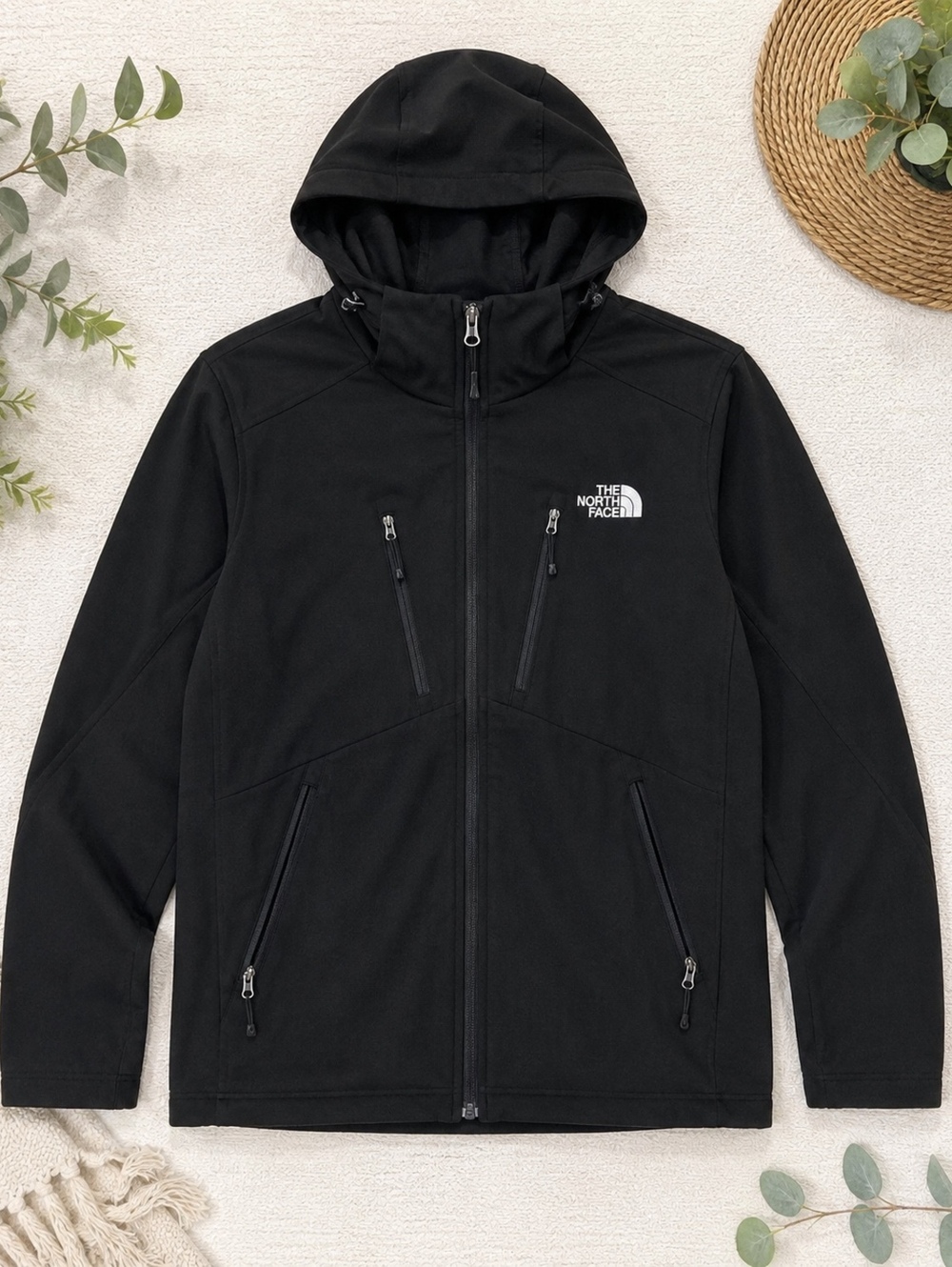 The North Face Black Hooded Jacket Medium Outdoor Activewear